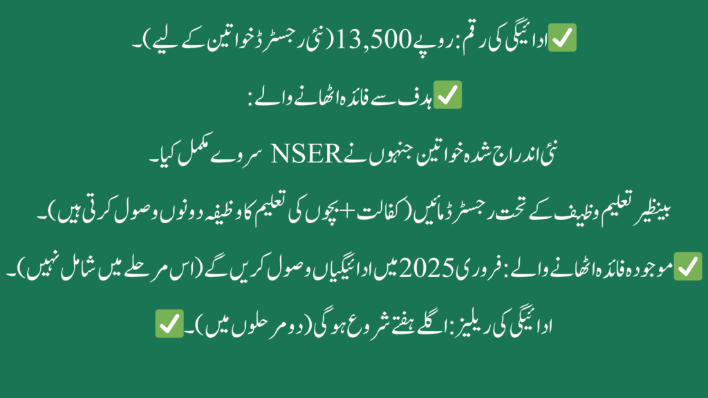 🔍 Eligibility Criteria for Benazir Kafalat April 2025